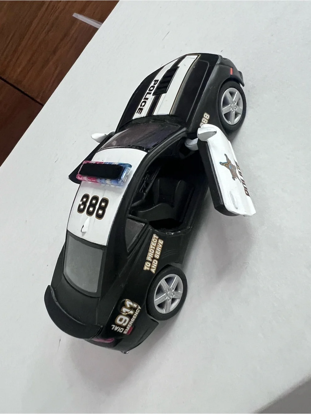 Kinsmart 2014 Chevrolet Camaro Police Car Interceptor 1:38 Scale Diecast Model